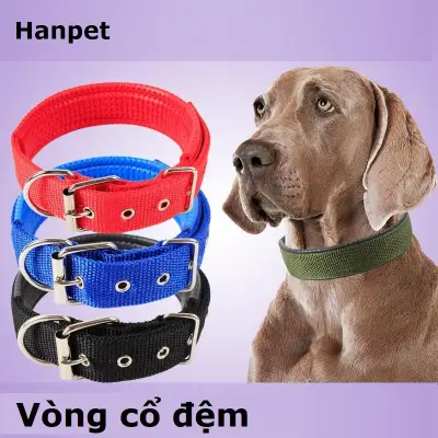 HCM - Vòng cổ chó có đệm /vòng cổ đệm cho chó (5 SIZE) / xích chó / day dat cho /