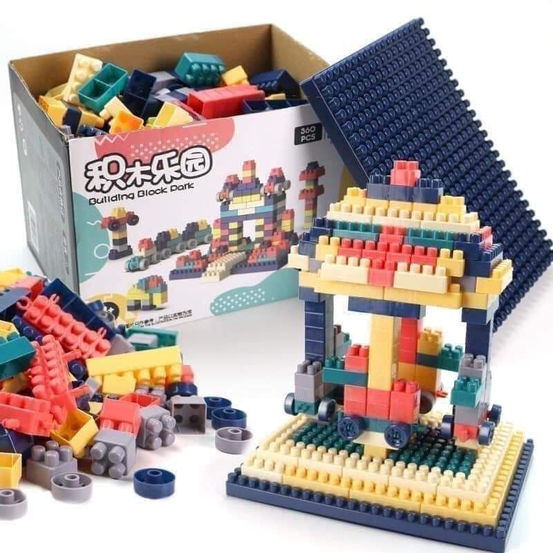 Bộ đồ chơi xếp hình lego 520 chi tiết cho bé