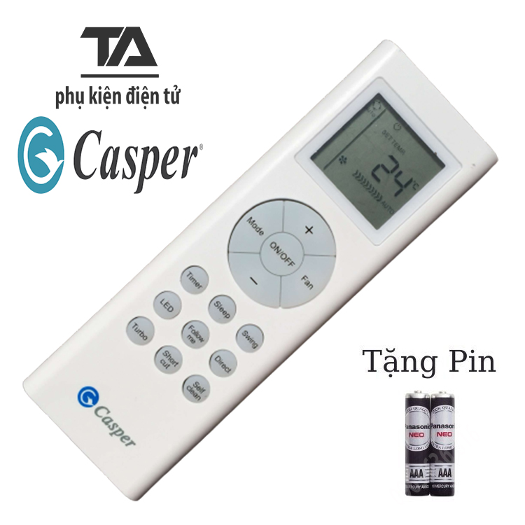 [ FREE SHIP ] Remote máy lạnh Casper ✔ Điều khiển điều hòa Casper