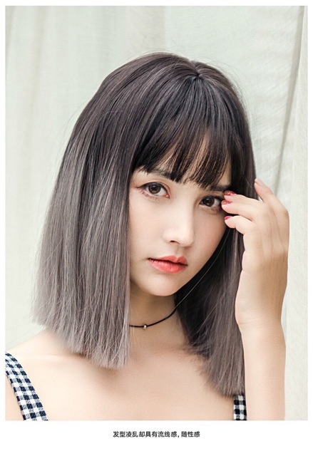 Tóc giả nữ 😍FREESHIP😍 cả đầu thẳng lỡ