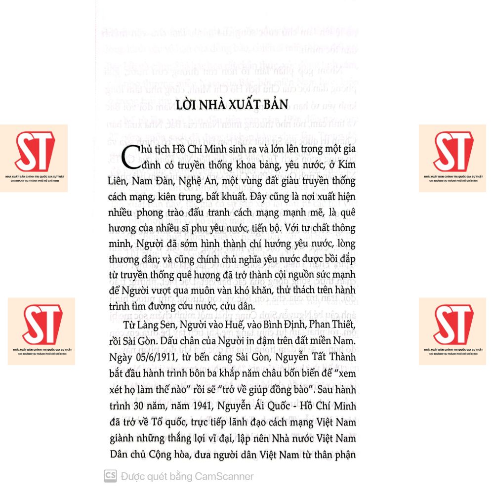 [Sách] Từ Làng Sen đến Bến Nhà Rồng (Xuất bản lần thứ 22, có chỉnh sửa và bổ sung)