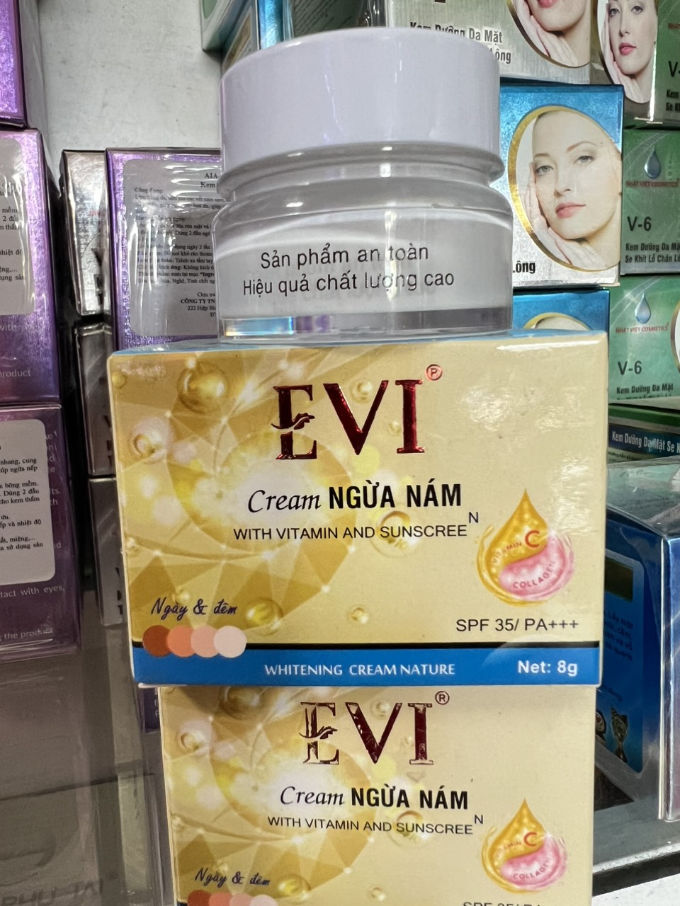 Kem Evi Ngừa Nám 15g (mẫu mới 8g)