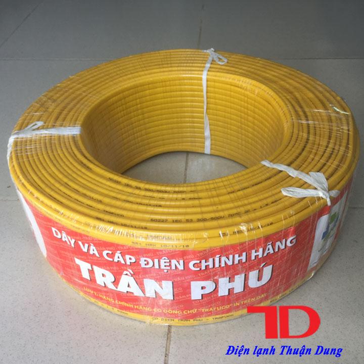 Dây Điện Trần Phú Loại Một 2x1.5 Cuộn 200M