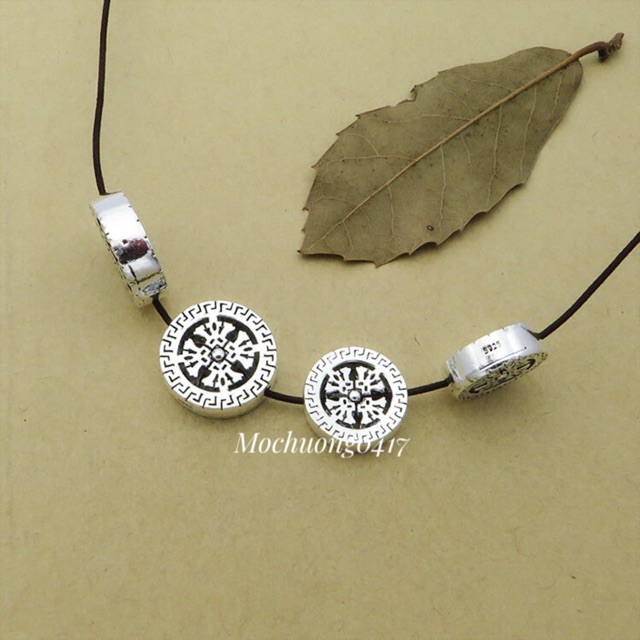 [S925] Charm bạc thái bánh xe pháp luân - MH906