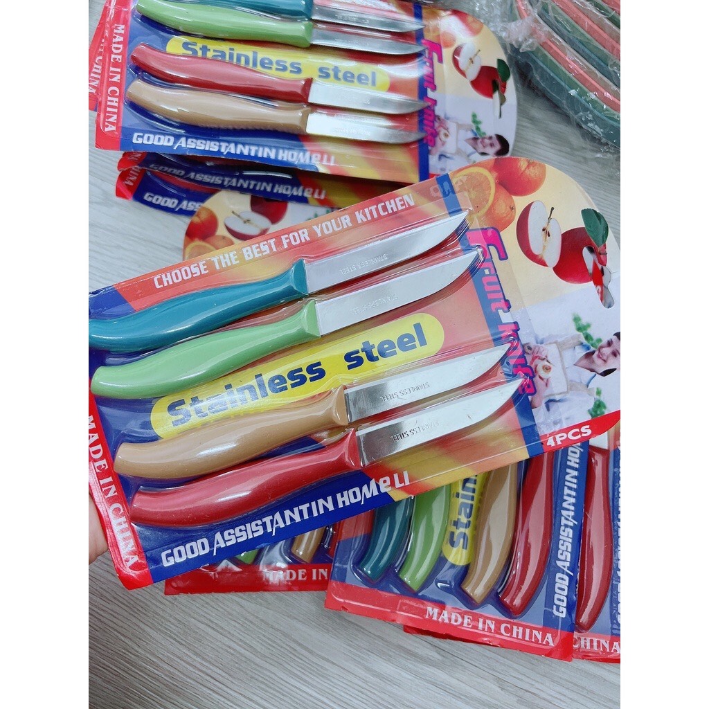 Set vỉ 4 dao cắt trái cây