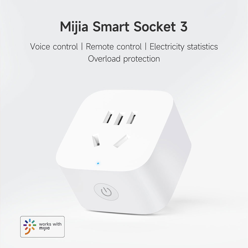 Ổ cắm thông minh Wifi Xiaomi Gen 3 - Bảo hành 3 Tháng