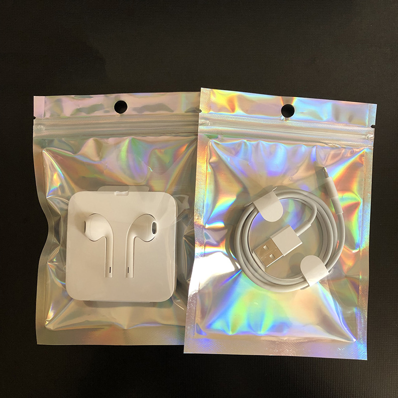 ( HÀNG NHẬP) Túi zip hologram 1set 10túi