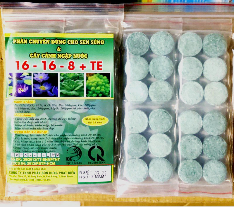 Phân tan chậm thủy canh (24 viên/ gói) GIÁ TỐT
