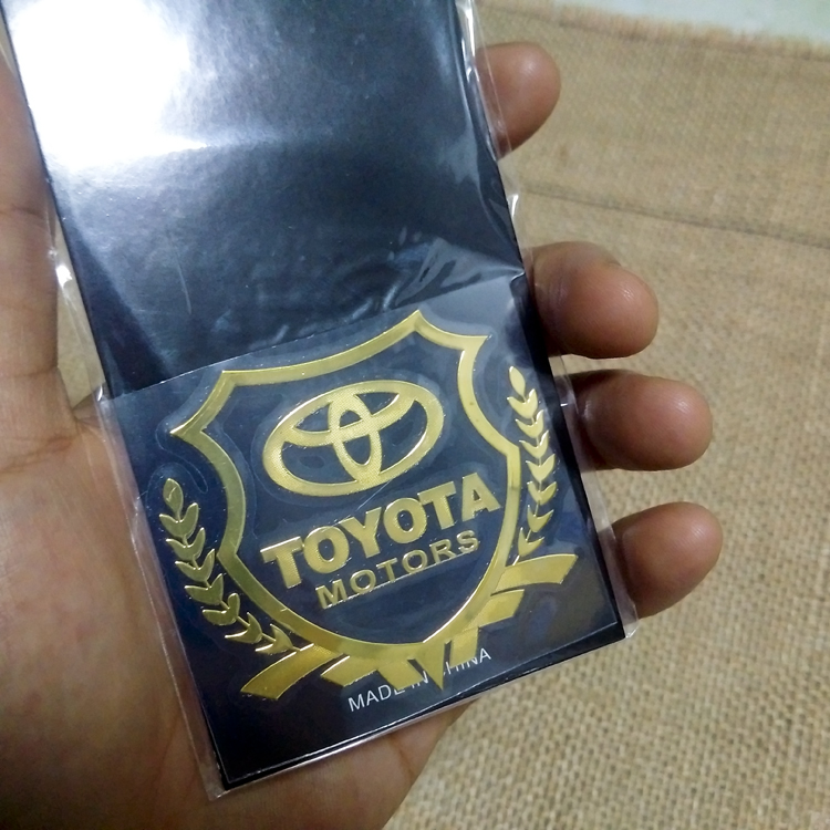 Tem nhôm Bông lúa dán xe Có Đủ logo hãng xe chọn mua