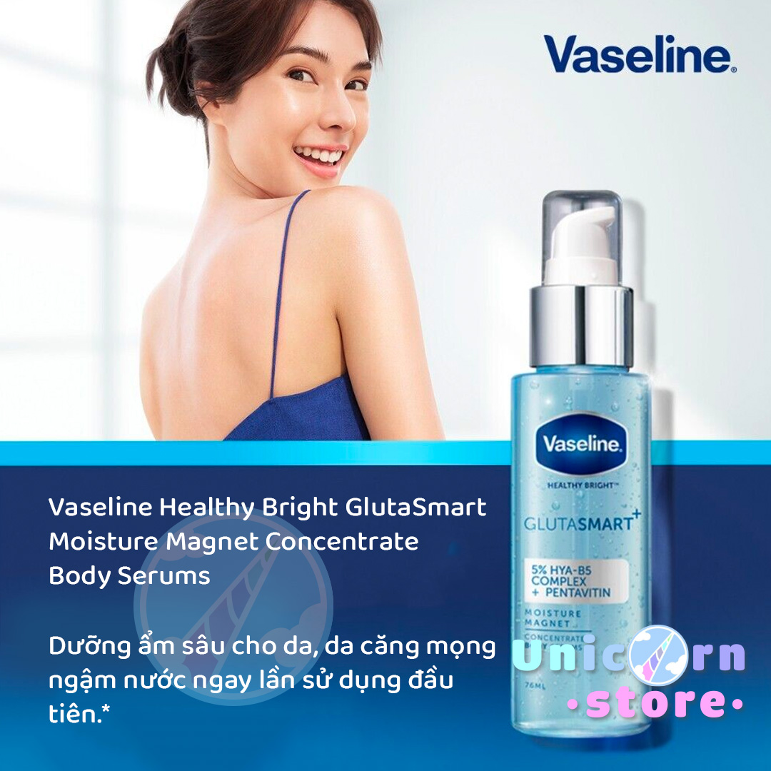 Serum Dưỡng Da Tinh Chất Cô Đặc Vaseline Healthy Bright GlutaSmart Body Serum 76ml
