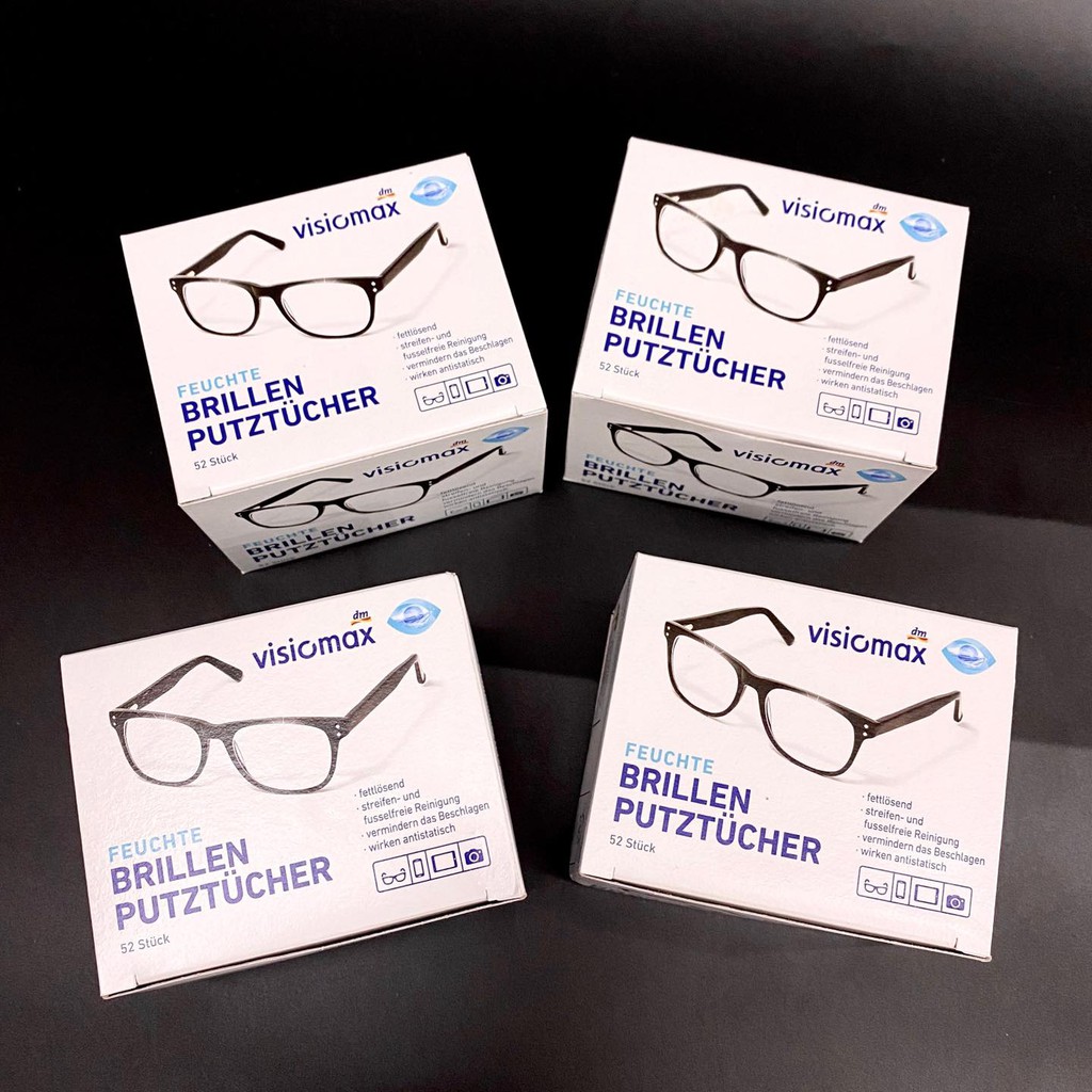 Giấy Lau Kính Visiomax 52 miếng (Hàng Đức)