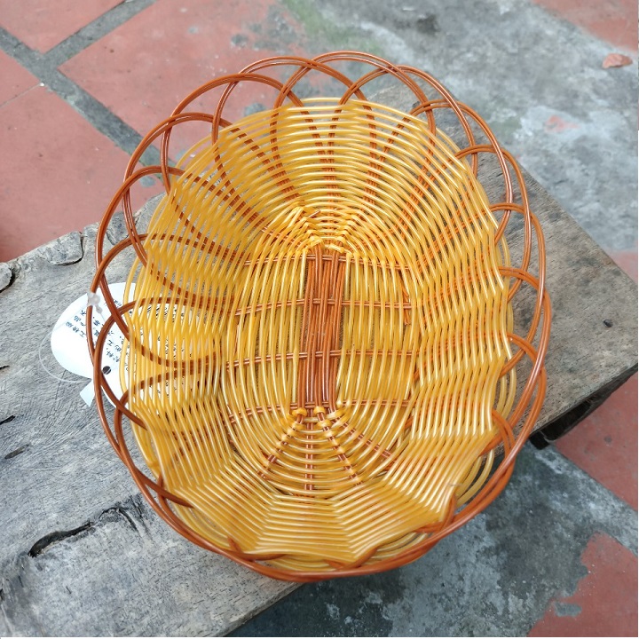 Rổ nhựa mây đựng đồ đa năng oval  cao cấp