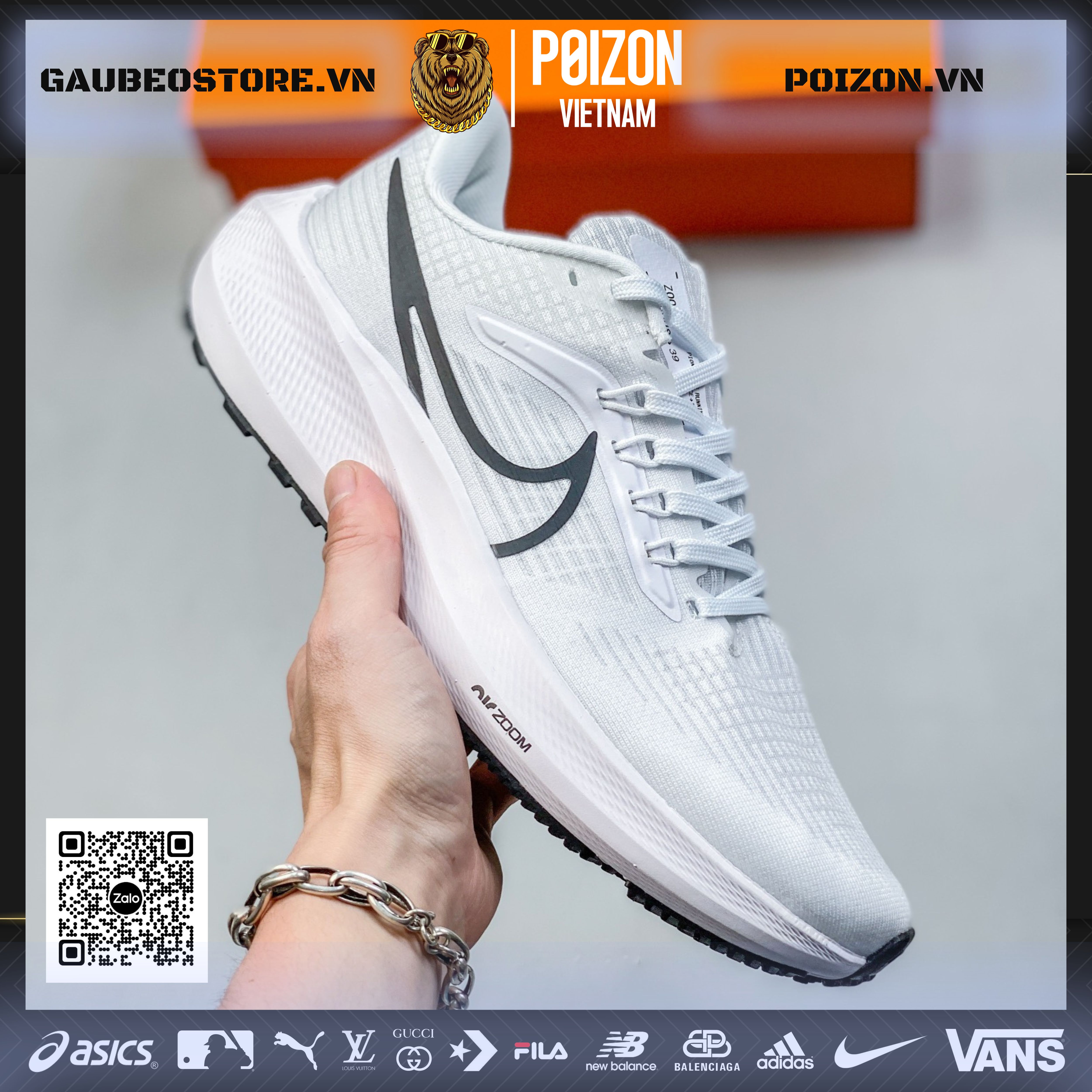 Giày Nike Air Zoom Pegasus 39 Phantom Grey Black DH4071004