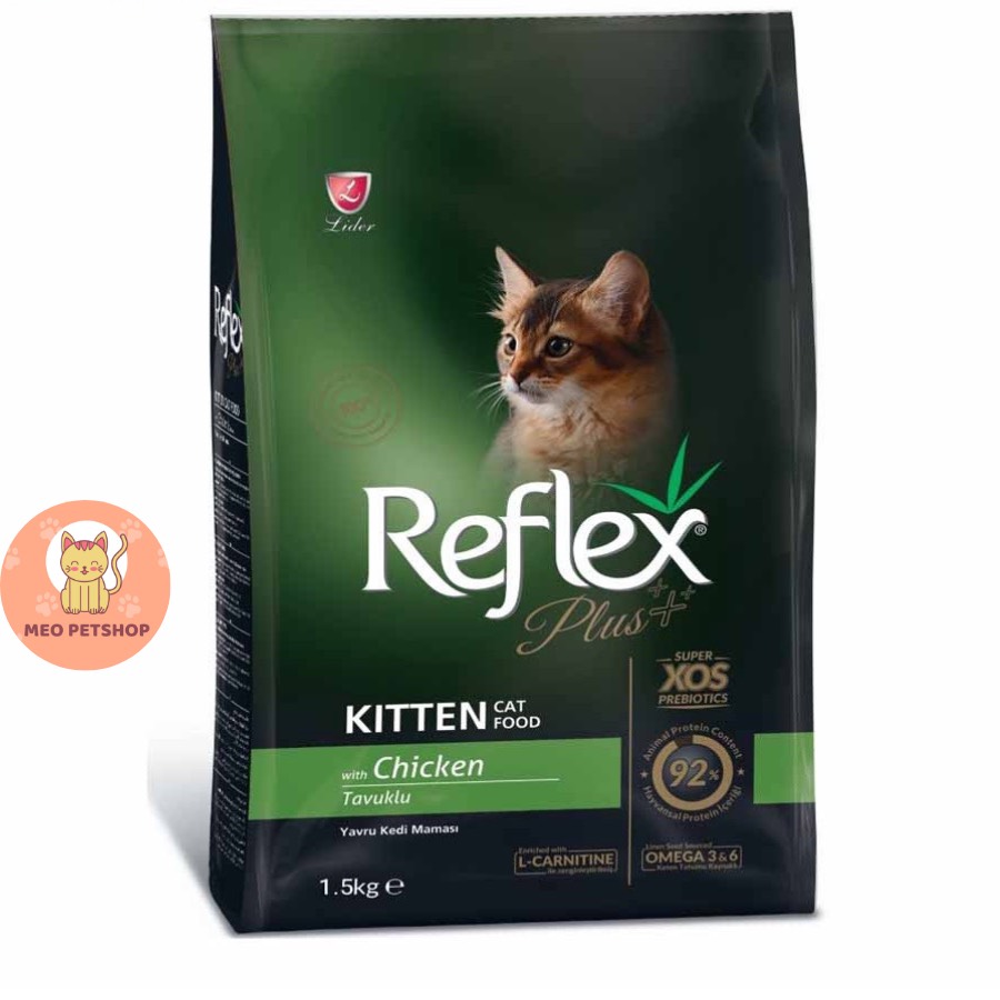 [1.5kg] Hạt Reflex Plus Cho Mèo (Nhập khẩu Thổ Nhĩ Kỳ)