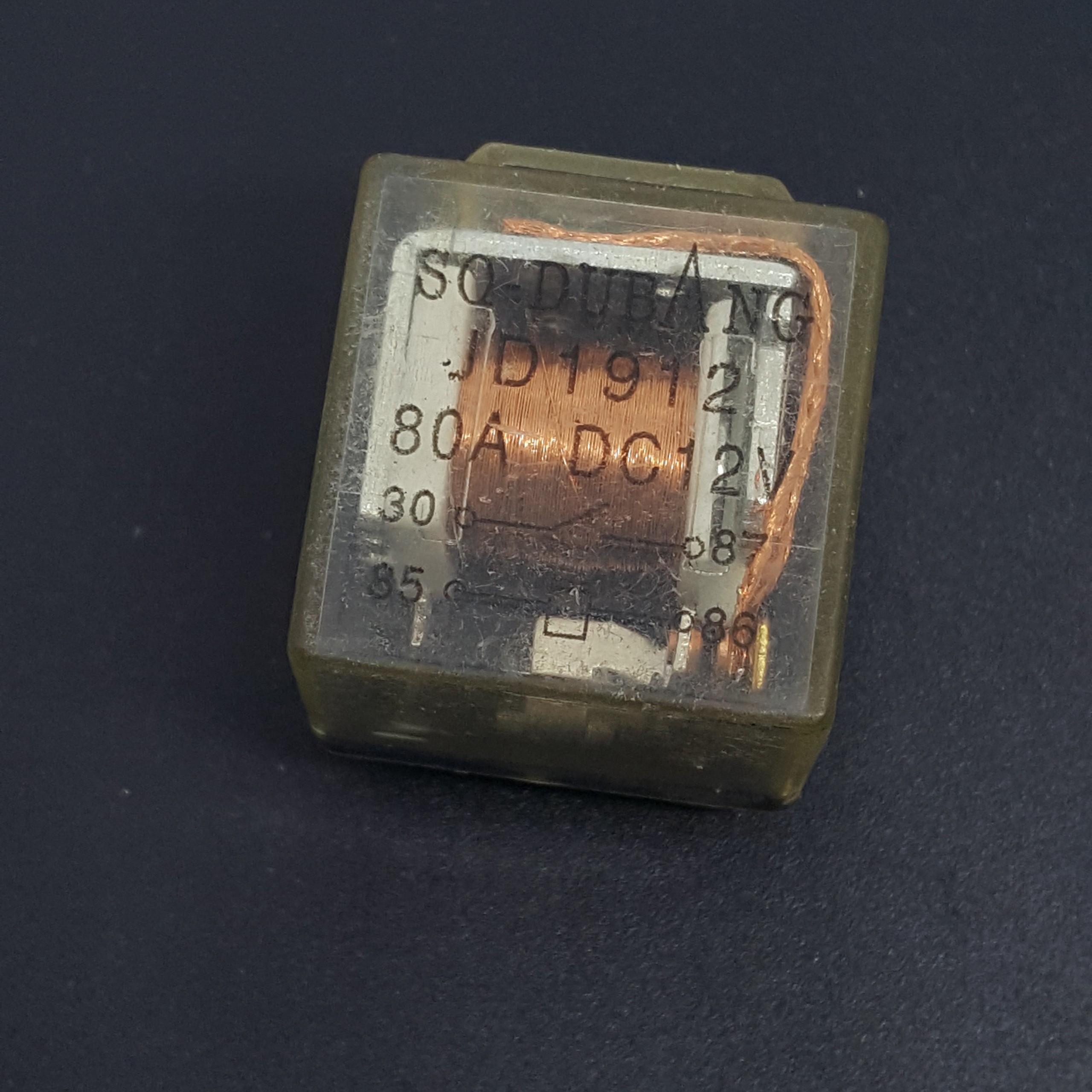 Relay 80a dc12v so-dubang 4 chân