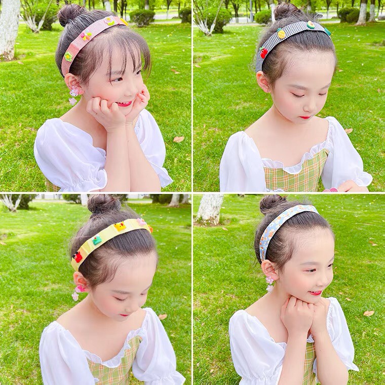 Bờm tóc dán cho bé