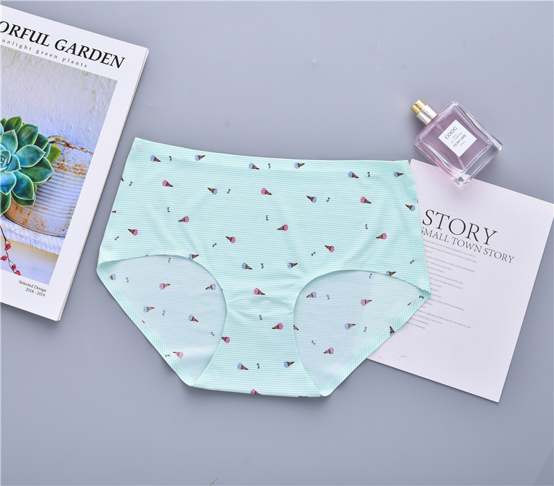 Combo 5 Quần Lót Nữ Su Đúc Họa Tiết 016–018 – Seamless, Co Giãn 4 Chiều, Thoáng Mát