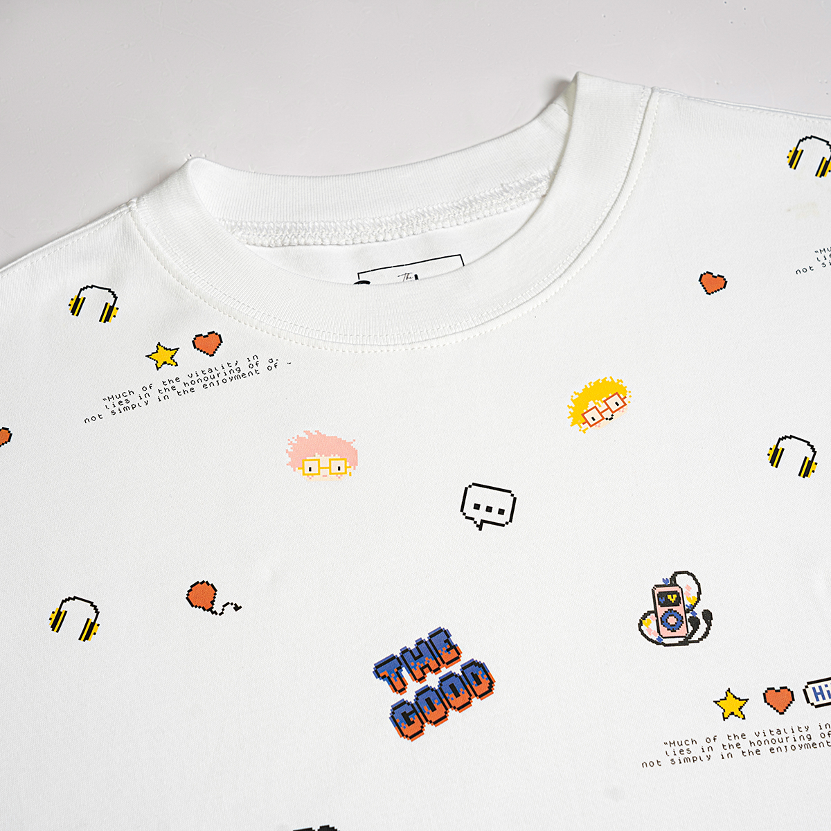 Áo Thun Unisex THE GOOD - Doodle Characters Tee