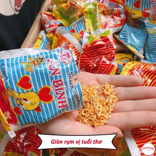 10 Gói Mì Tôm Trẻ Em An Bình Thơm Ngon Giòn Rụm