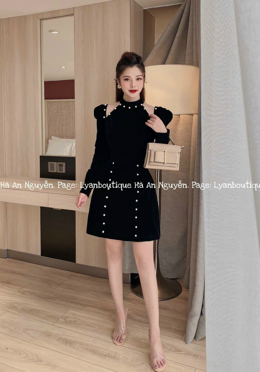 Đầm body đính cườm-QH#damnu