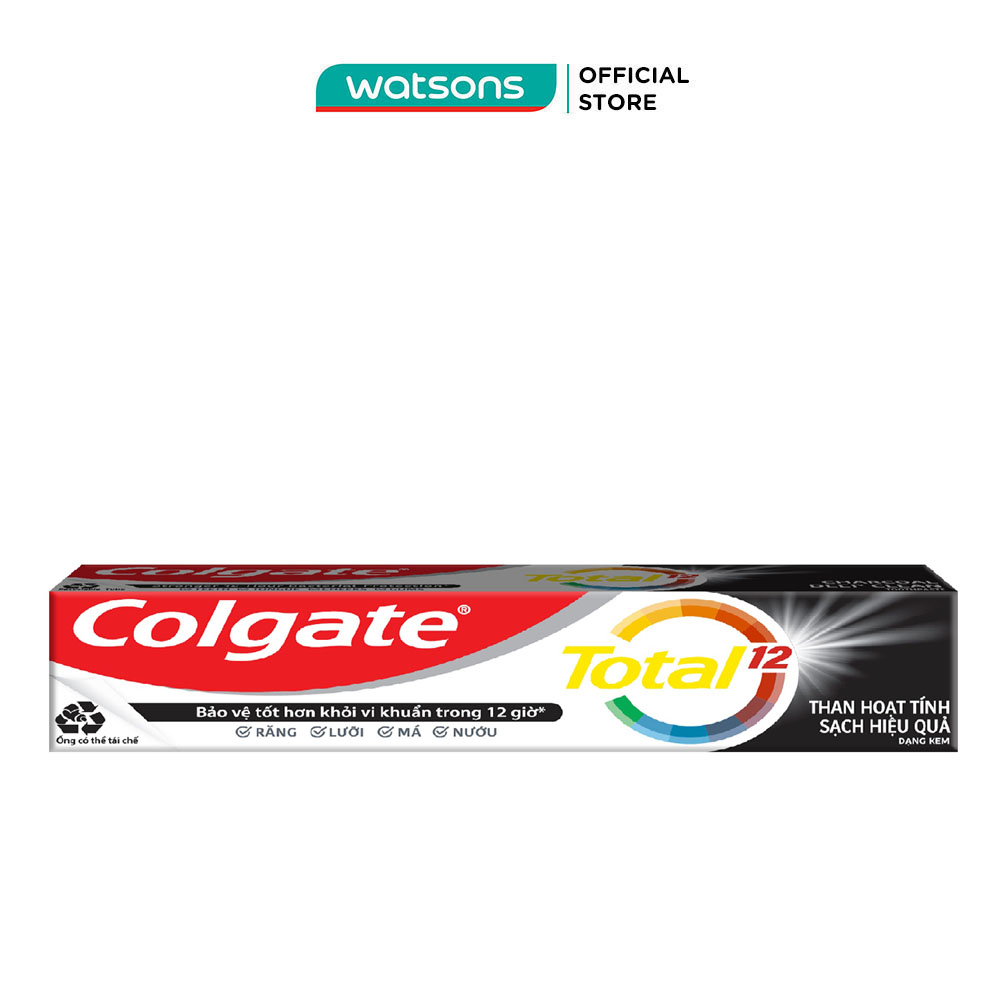 Kem Đánh Răng Colgate Total Charcoal 170g
