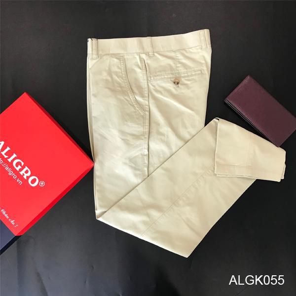 QUẦN KAKI ALIGRO MÃ ALGK055 trắng sữa(ảnh thật)