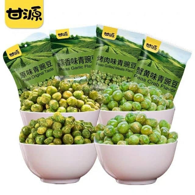 [ Giòn ngon ] Combo 1000gr đậu hà lan tẩm vị sấy giòn