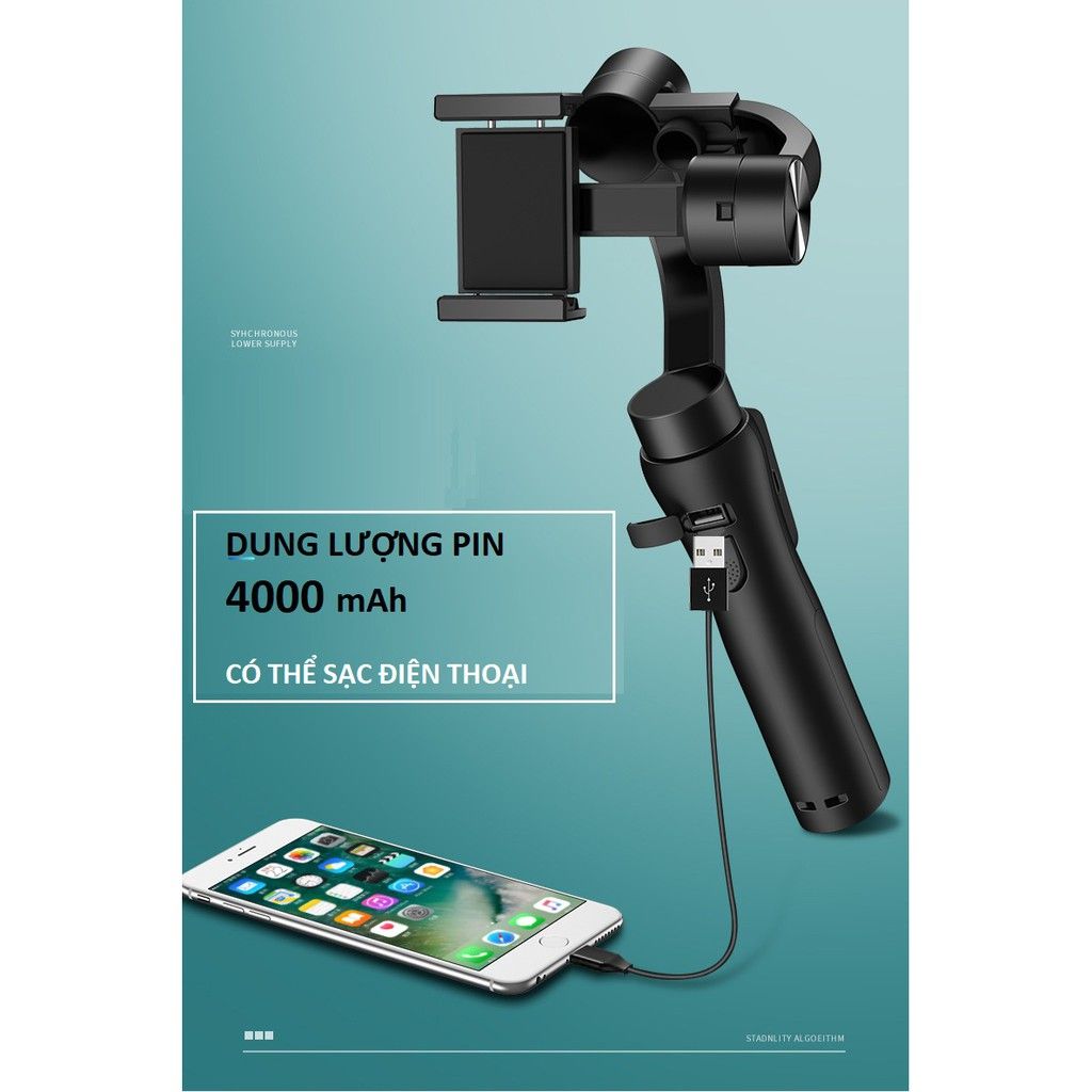 Tay Cầm Chống Rung Gimbal Cho Điện Thoại, Gậy Gimbal 3-Axis S5B Quay Phim Chống Rung Cho Máy Ảnh, Thiết Bị Quay Phim, Quay Video, Quay Vlog, Chụp Ảnh, Tay Cầm Chống Rung 3 Trục