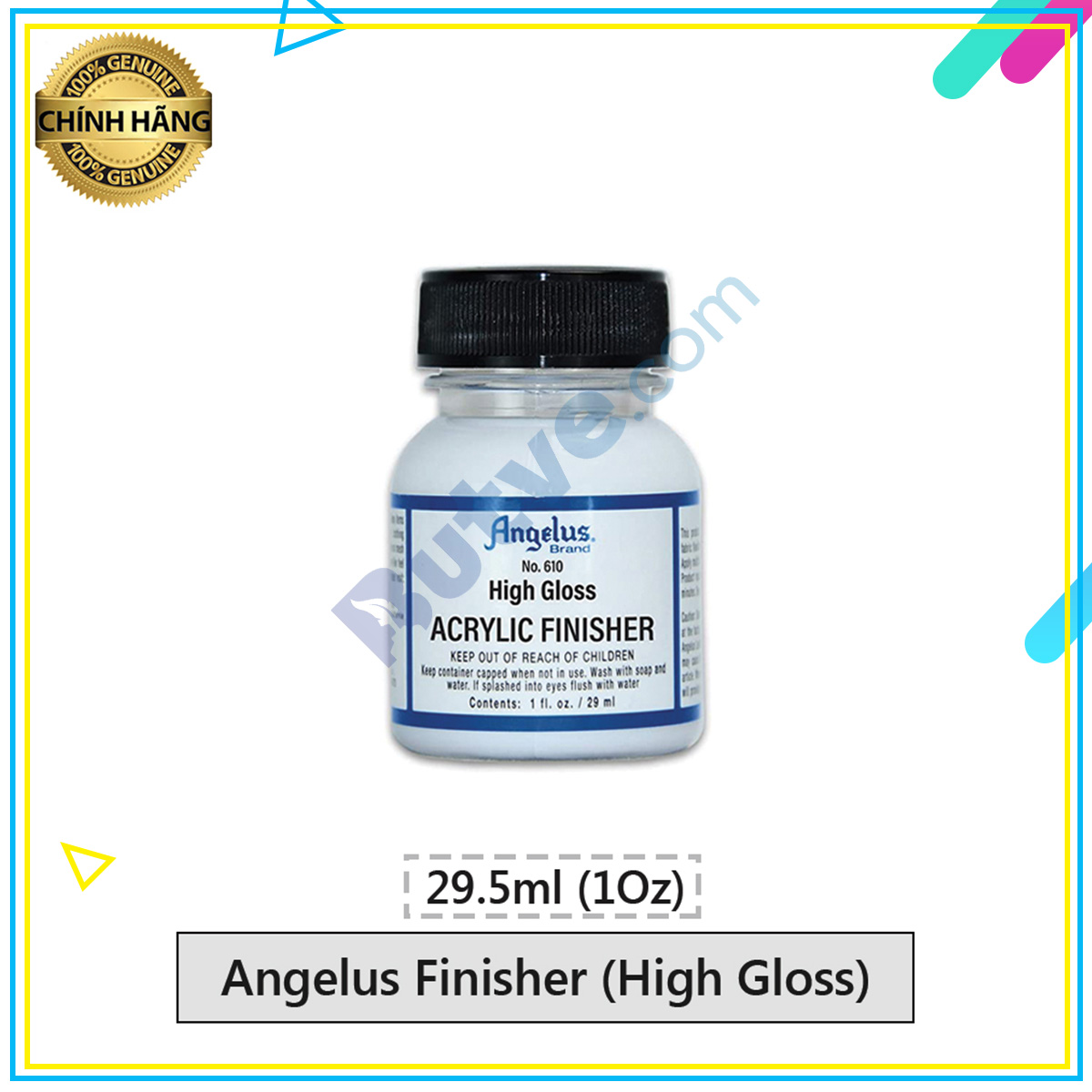 Dung dịch tạo lớp phủ bảo vệ màu Angelus Finisher High Gloss – 29.5ml
