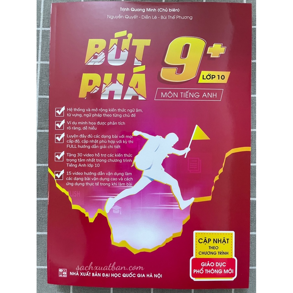 [Sách Chính Hãng] Sách Bứt phá 9+ môn Tiếng Anh lớp 10 (theo chương trình GIÁO DỤC PHỔ THÔNG MỚI) - NTbooks