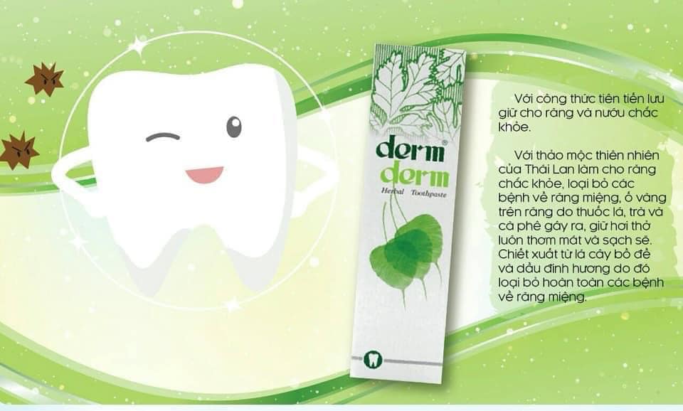KEM ĐÁNH RĂNG THẢO DƯỢC DERM DERM
