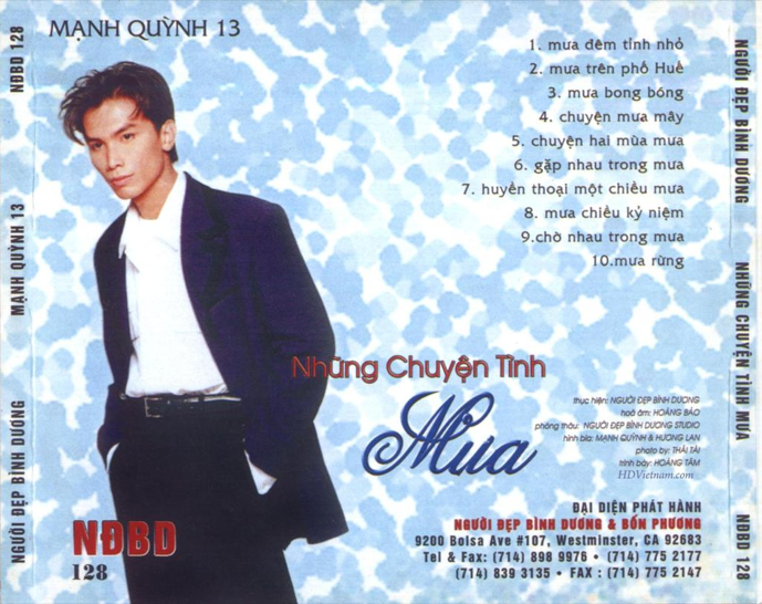 Bộ 6 đĩa CD nhạc Mạnh Quỳnh 5 (phôi đĩa nhật)