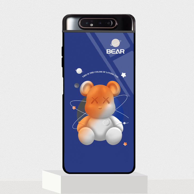 Ốp Lưng SAMSUNG GALAXY A80 Mặt kính 3D cao cấp