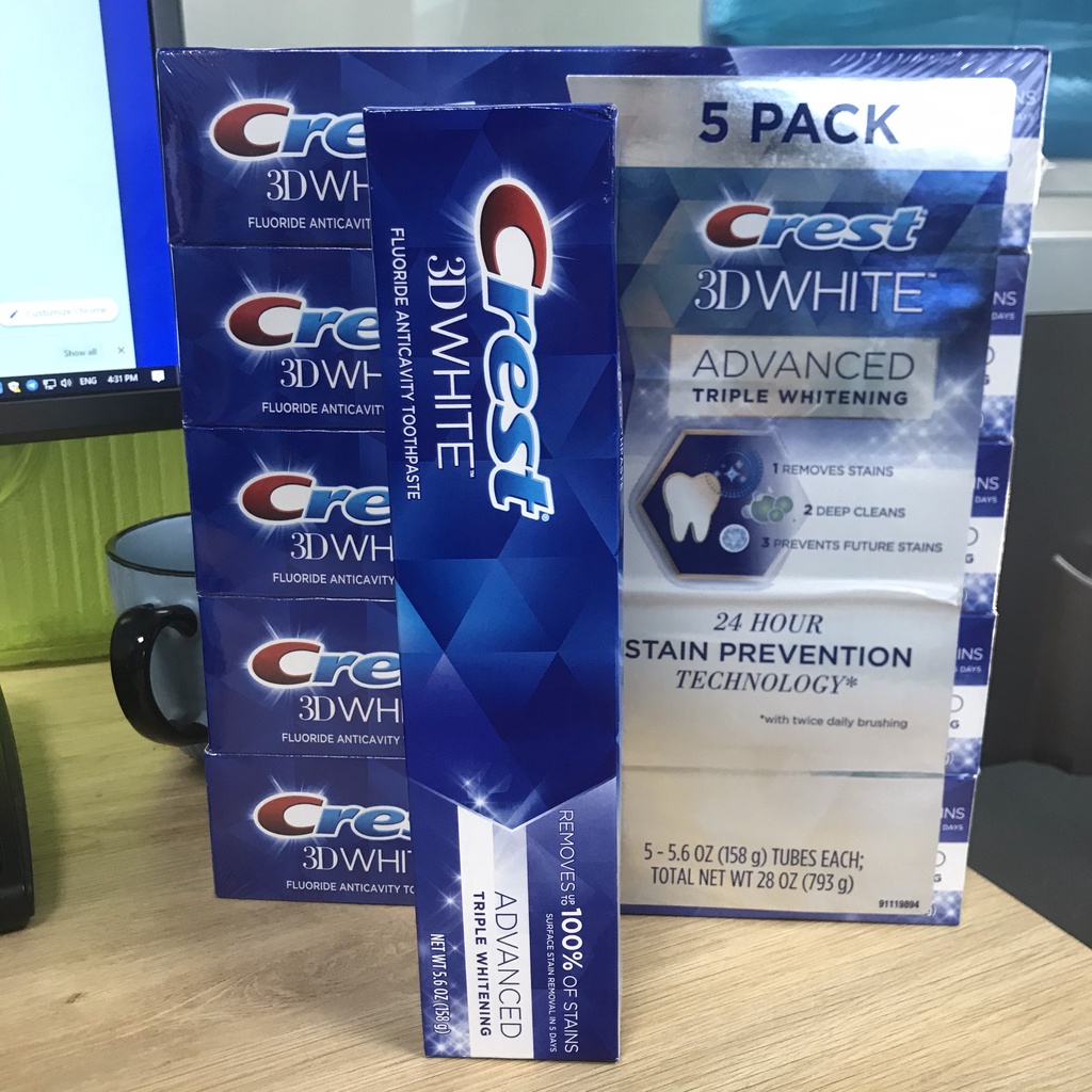 CREST 3D White Fluoride Anticavity Toothpaste /utral /3D Advanced /CREST Complete (USA) / Toothpaste CREST 3D