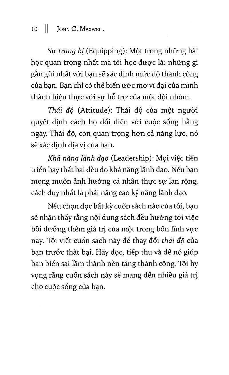 Học từ vấp ngã để từng bước thành công
