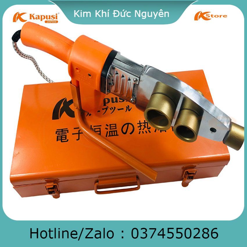 Máy hàn ống nhựa chịu nhiệt ppr pe ppc kapusi japan phi 20 - 25 -32mm - máy hàn ống nước tiêu chuẩn nhật bản