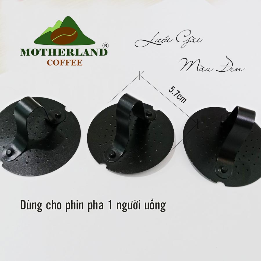 3 lưới gài cà phê chặn phin cafe màu đen