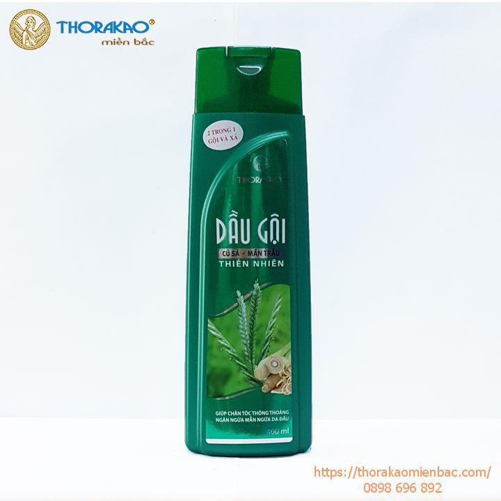 Dầu gội củ sả mần trầu Thorakao 400ml