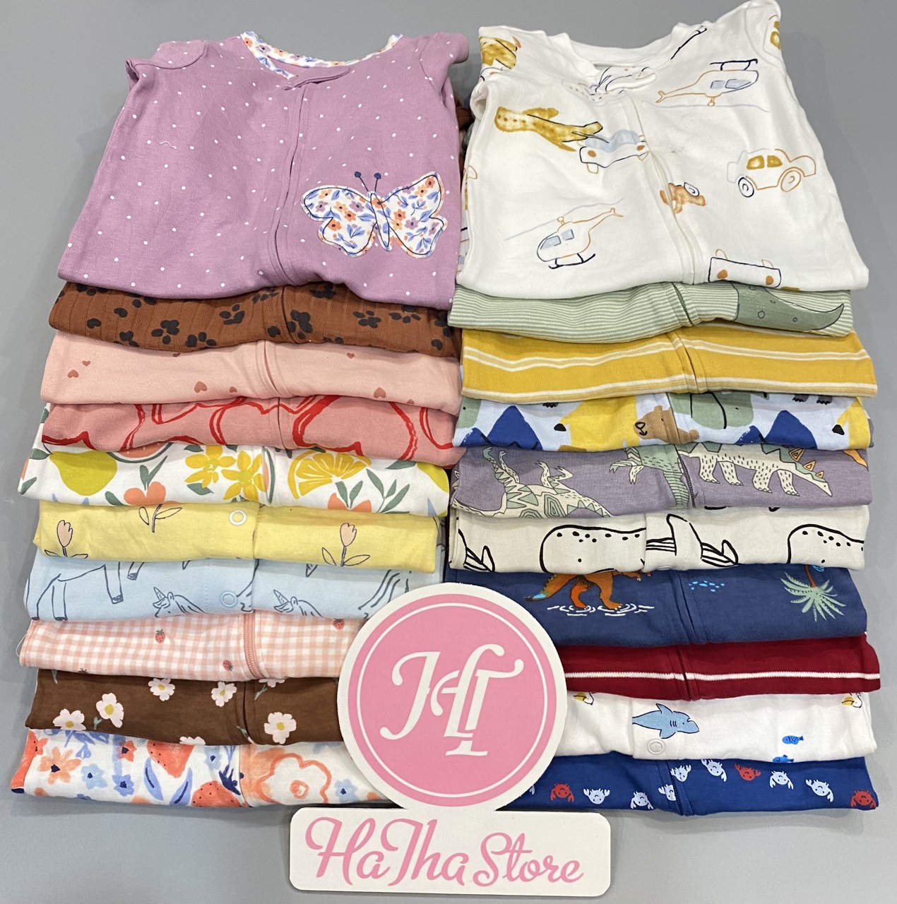 (3-8,5kg) Sleepsuit/ Body vớ C4RTER cho bé gái