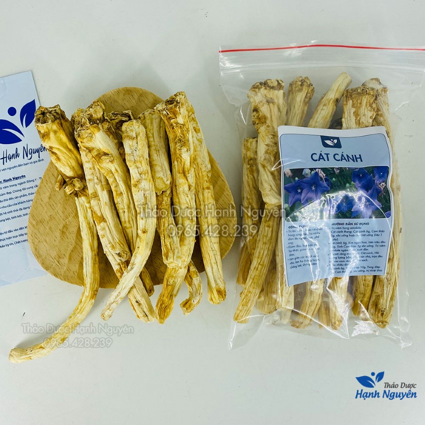 Cát cánh 1kg, khô, nguyên củ, thơm, sạch, giúp giảm ho, đau họng tiêu đờm, bổ phế