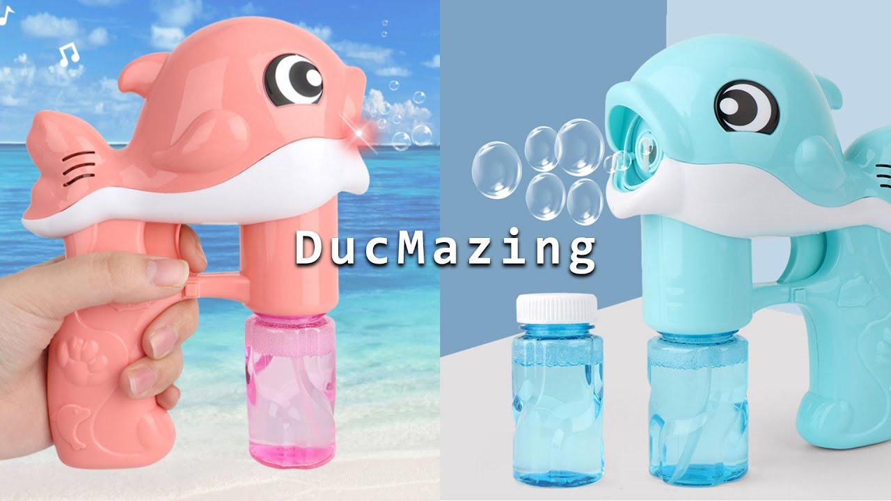 súng bắn bong bóng nước hình cá