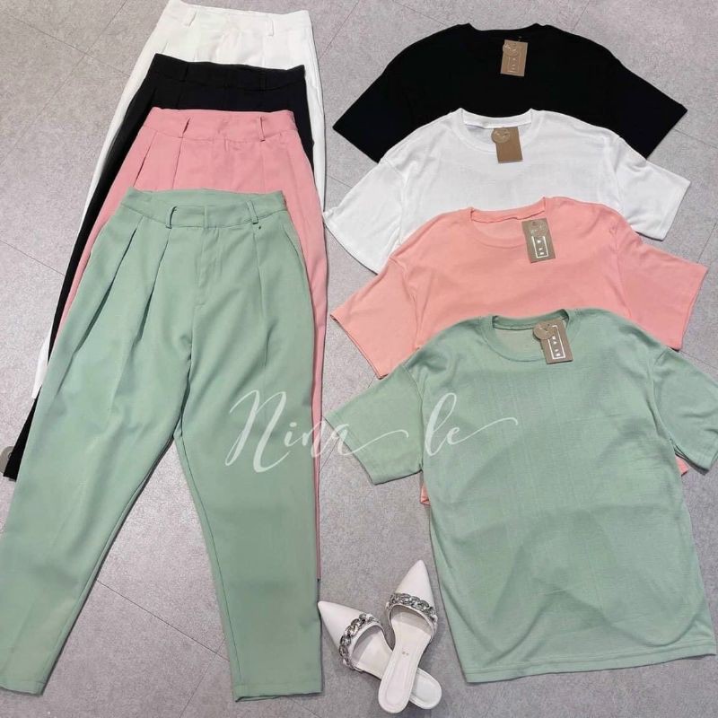 [HCM]Set áo thun quần baggy Bigsize 55 đến 90 ký