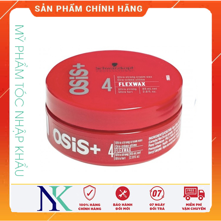 Kem tạo nếp siêu cứng số 4 osis flexwax schwarzkopf 85ml