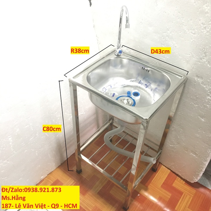 COMBO CHẬU RỬA + CHÂN CHẬU + VÒI NƯỚC VC010 + DÂY CẤP NƯỚC 60cm + KEO ROONG + ROONG VÒI - CRA4VC010- -