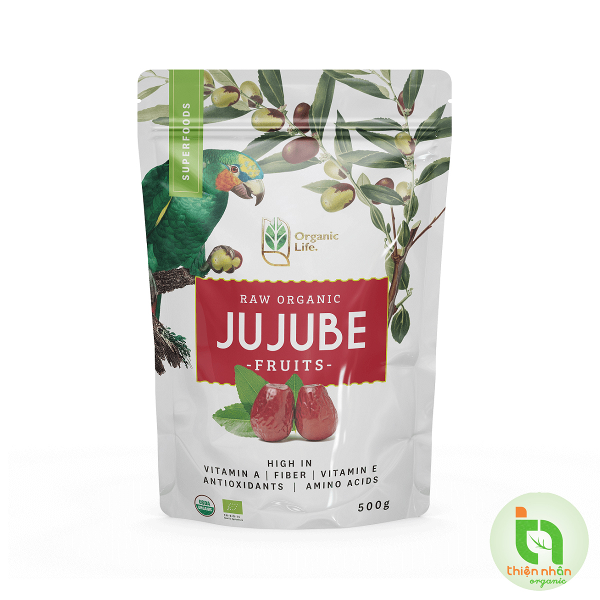 Táo đỏ - kỷ tử hữu cơ green nature - c'lavie - biohome - organic life