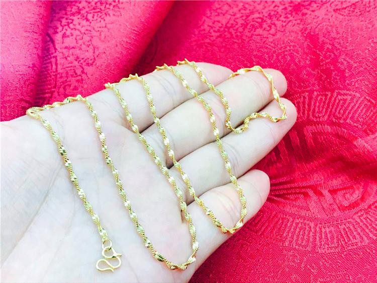Dây chuyền nữ dạng xoắn cao cấp.