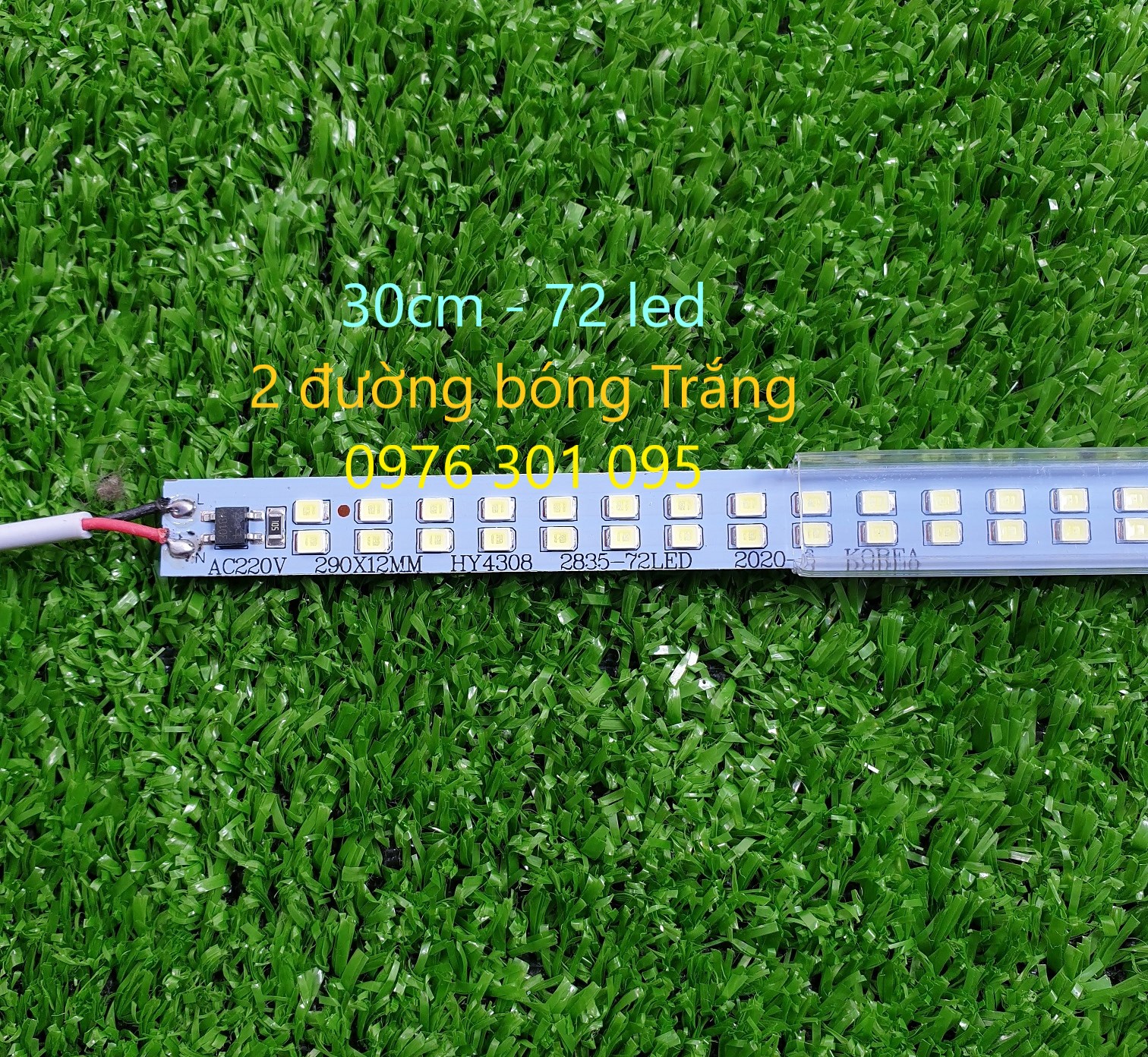 Đèn Led Thanh 220v - Dài 30cm (Trắng - Vàng)