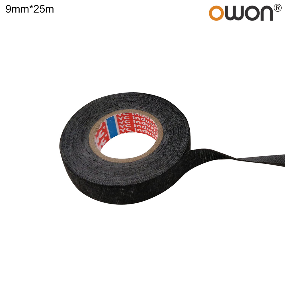 Farfi 25m High Temperature Resistance Adhesive Cloth Insulation Tape for Cable Harness