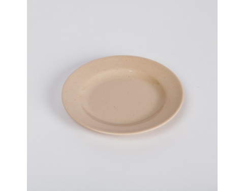Dĩa Nhựa Melamine Màu Nâu