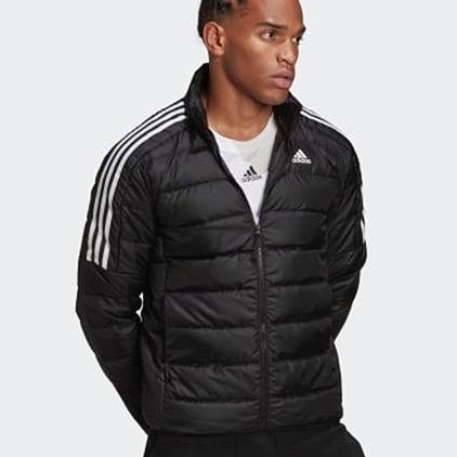 [100% HÀNG CHÍNH HÃNG] Áo phao lông vũ nam siêu nhẹ Adidas đen